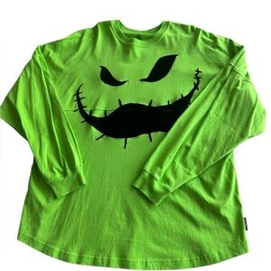 Disney Retired 2020 Oogie Boogie Lime Green Black Spirit Jersey Shirt XL